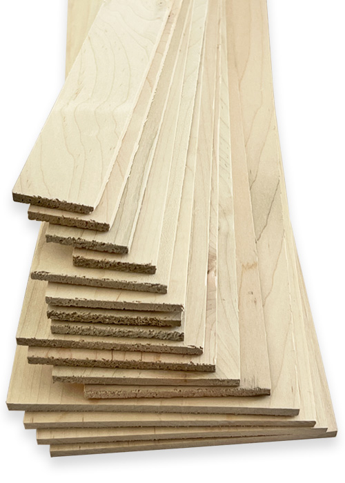 Wood Boards Thin Sawn